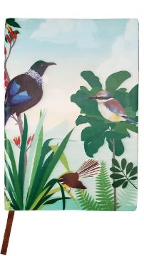 Picture of Notebook PU Native Birds Blue/Green A5